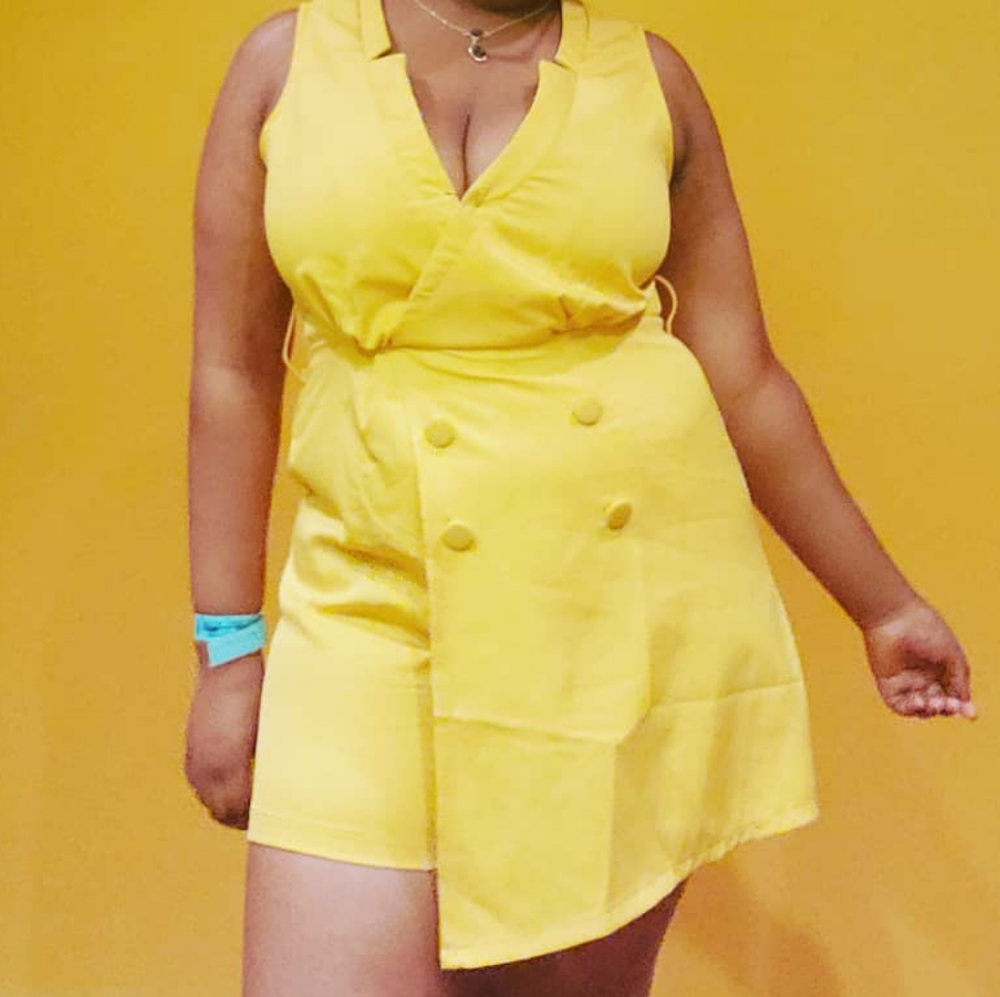 Mustard Yellow Romper